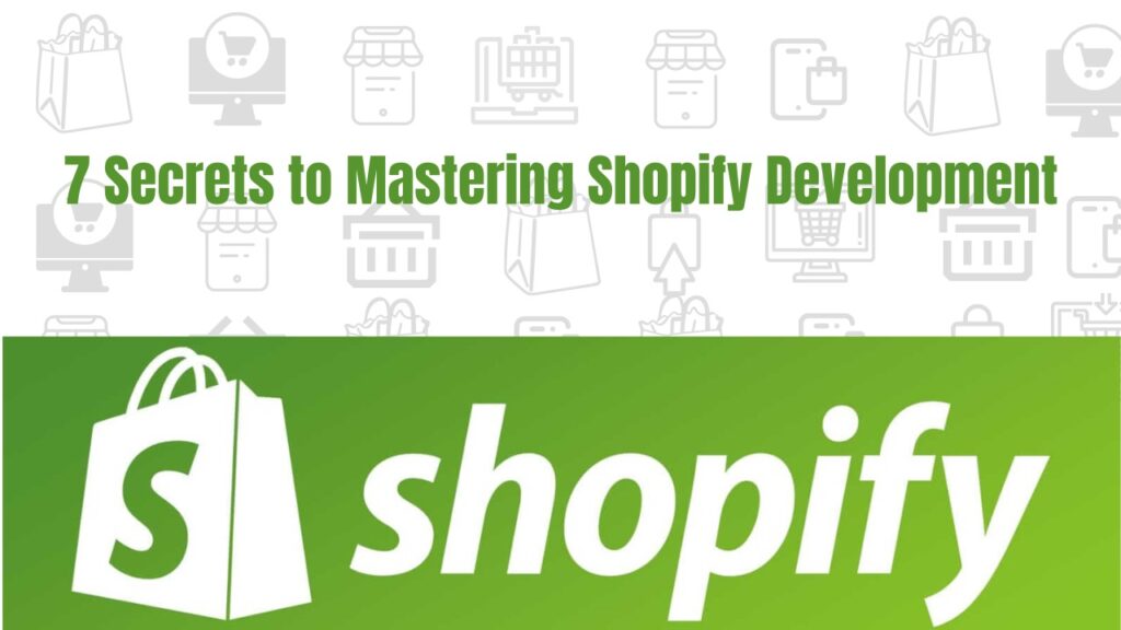 7 Secrets to Mastering Shopify Boosting E-commerce Empire!
A person using a laptop with a Shopify logo on the screen, surrounded by icons representing e-commerce strategies.